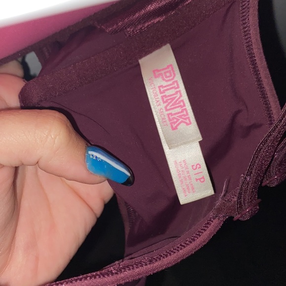 NWOT~VICTORIAS SECRET PINK CRISS CROSS BRALETTE~S - Picture 4 of 5